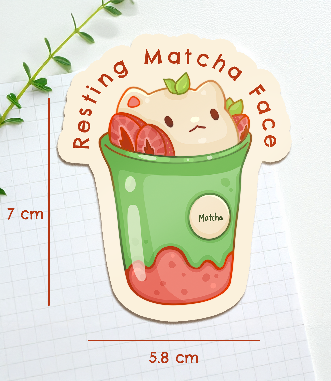 Resting Matcha Face