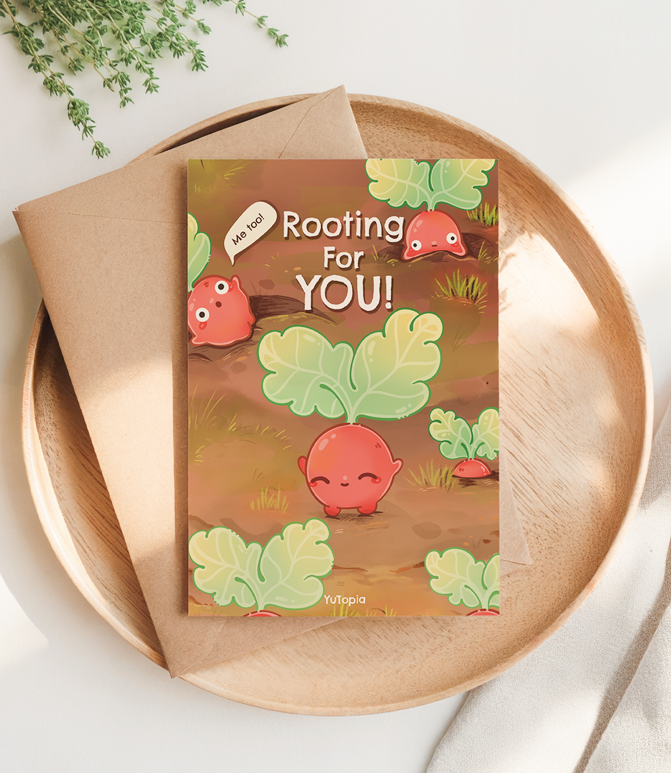 Rooting For You! – Postcard