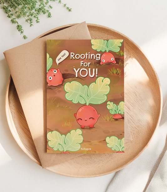 Rooting For You! – Postcard