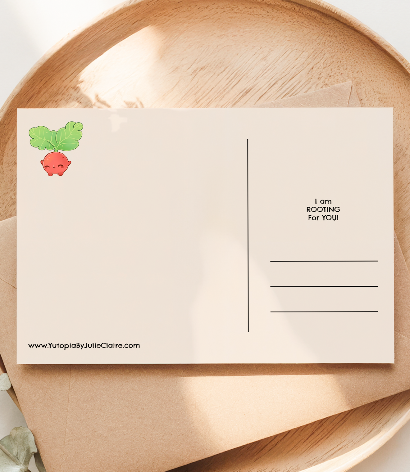 Rooting for You! (Pink Edition) – Postcard