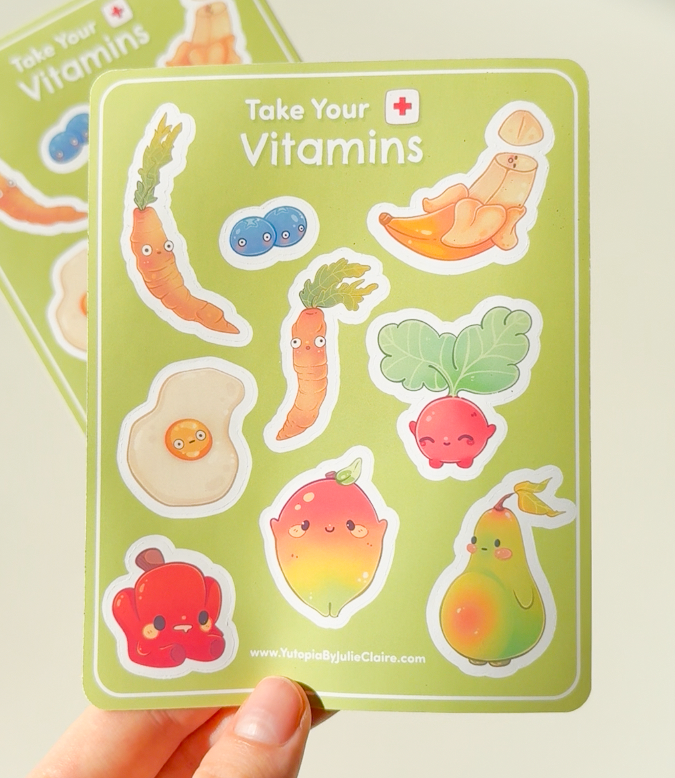 Take Your Vitamins Sticker Sheet