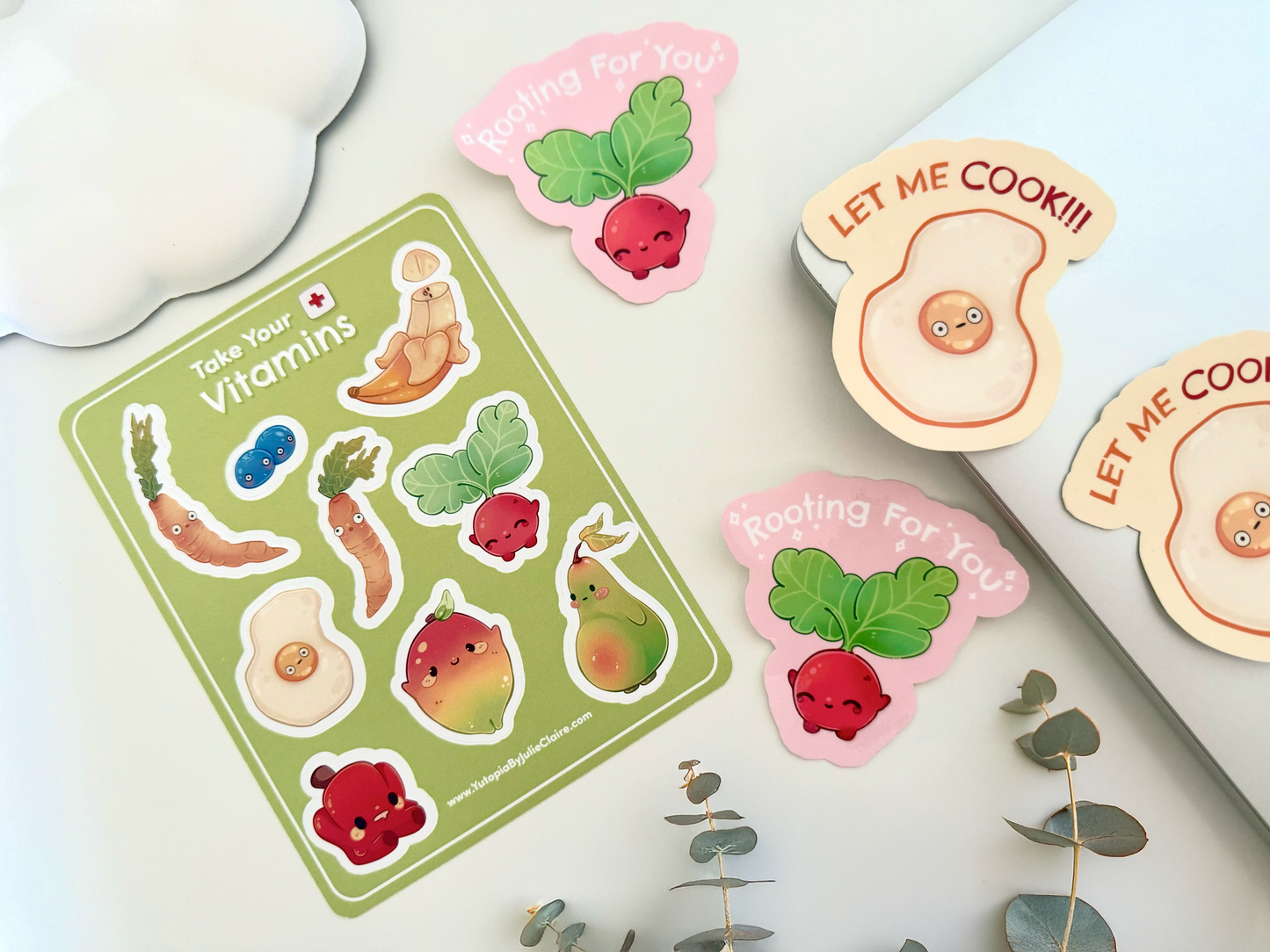 Take Your Vitamins Sticker Sheet